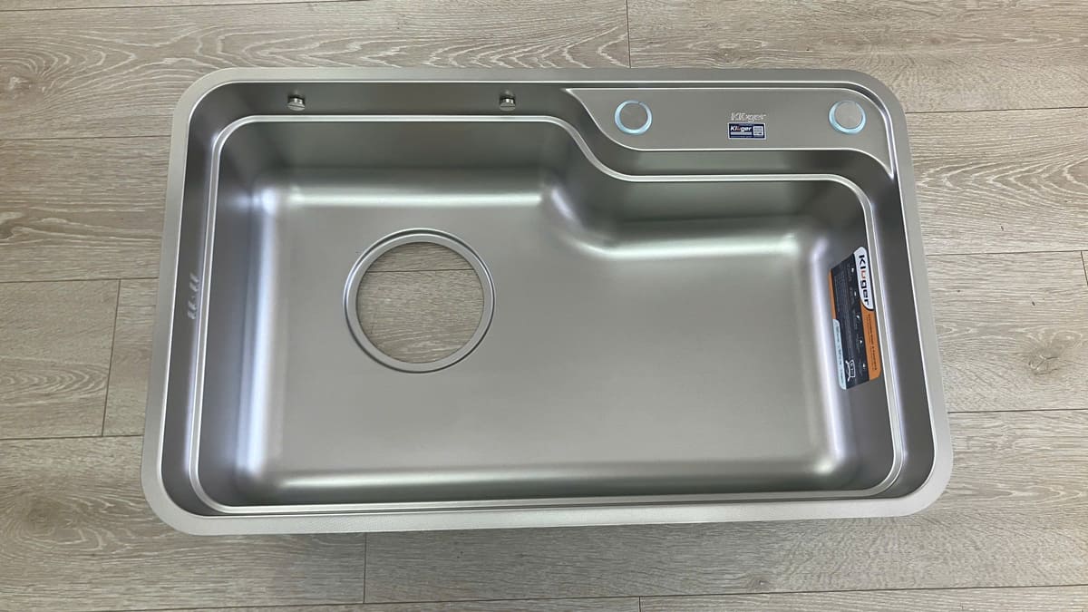 Chậu rửa chén Posco 304 Linen dập nổi Kluger KF7848FS - DO Plus