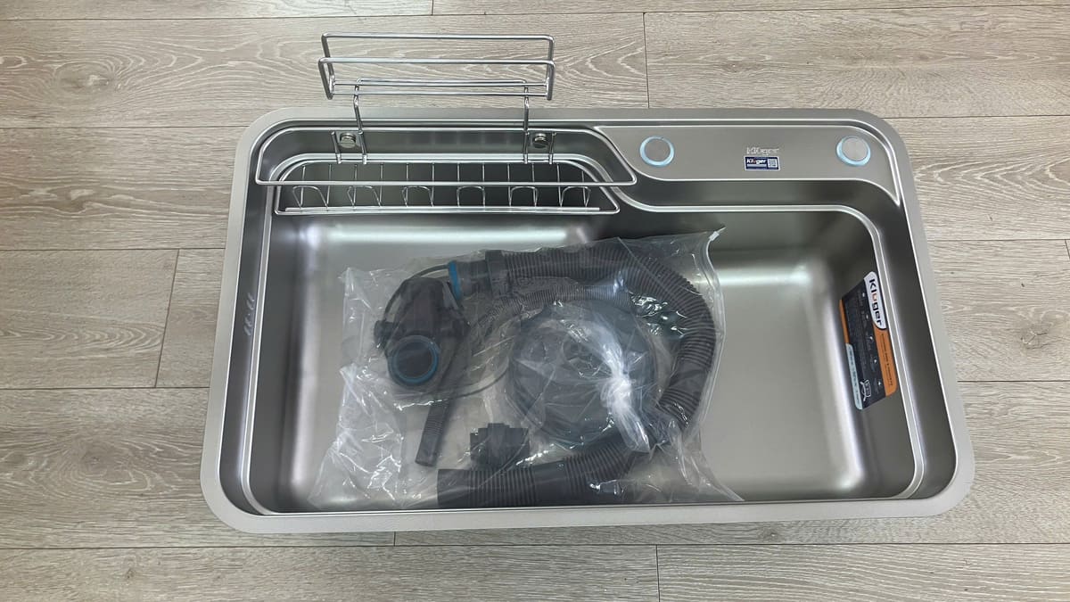 Chậu rửa chén Posco 304 Linen dập nổi Kluger KF7848FS - DO Plus