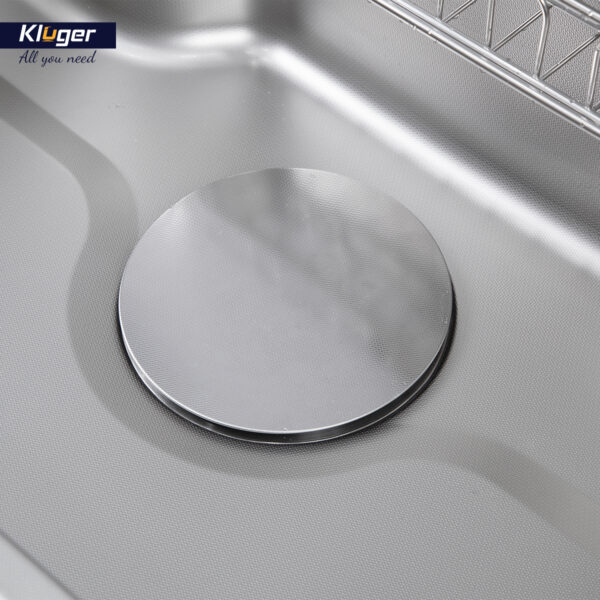 Chậu rửa chén Posco 304 Linen dập nổi KLUGER KF7848FS-S78-PLUS (TAKA Series)