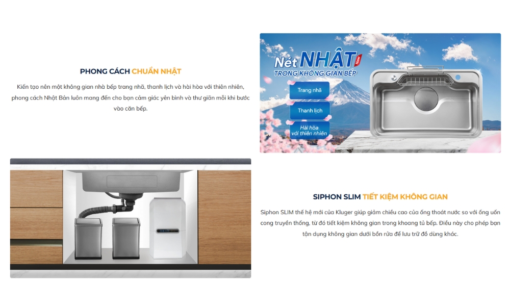 Chậu rửa chén Posco 304 Linen dập nổi KLUGER KF7848FS-S78 (TAKA Series)