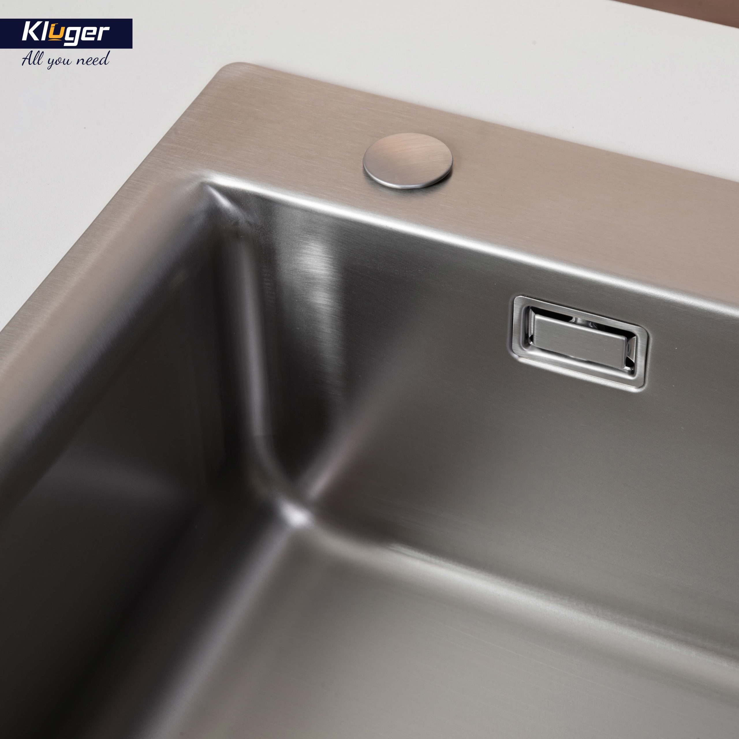 Chậu rửa chén Posco 304 đánh bóng bề mặt KLUGER KF8121S-S75 (K200 Series)