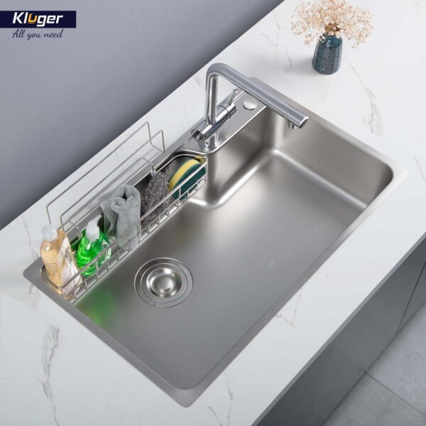 Chậu rửa chén Posco 304 Linen dập nổi KLUGER KF8171FS-S80 (K700 Series)