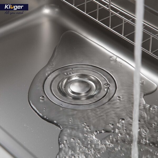 Chậu rửa chén Posco 304 Linen dập nổi KLUGER KF8171FS-S80 (K700 Series)