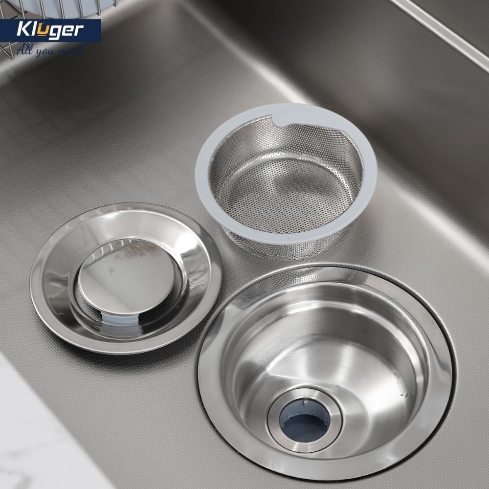 Chậu rửa chén Posco 304 Linen dập nổi KLUGER KF8850FSBasic (MOD Series)