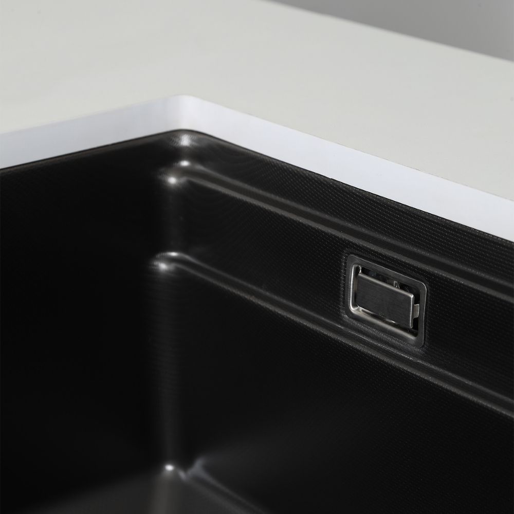 Chậu rửa chén Posco 304 Linen dập nổi KLUGER KG7644FBBasic (K600 Series)