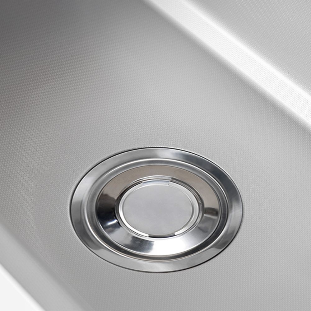 Chậu rửa chén Posco 304 Linen dập nổi KLUGER KG7644FSBasic (K600 Series)