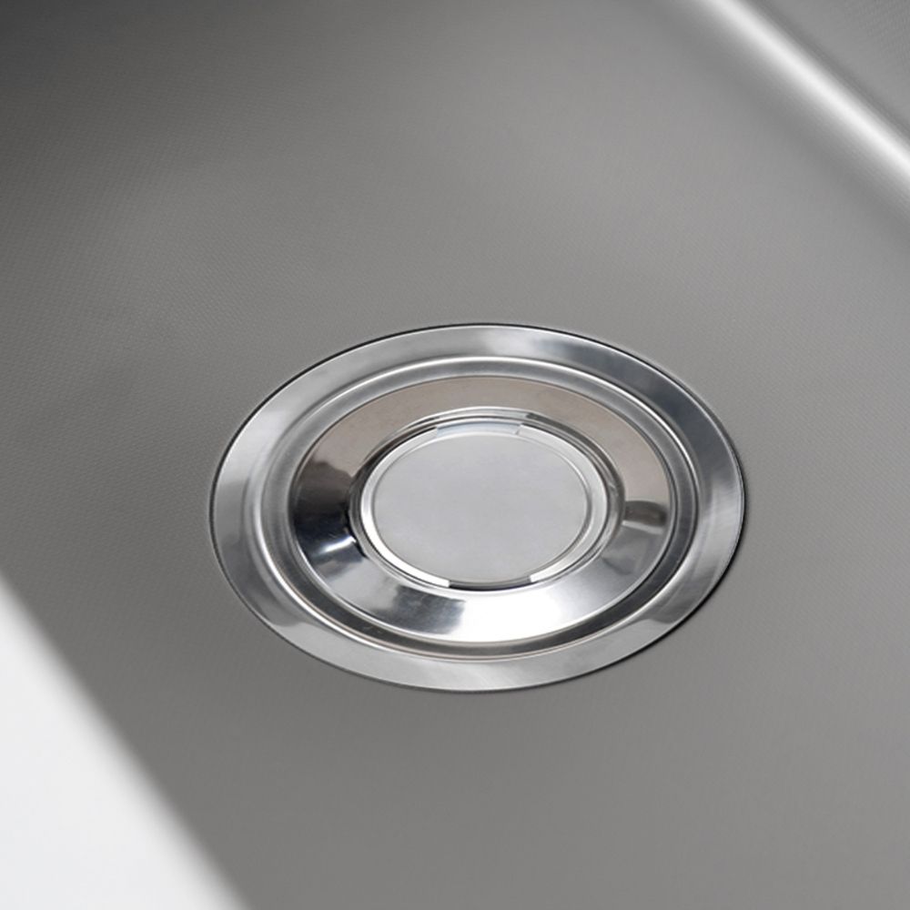 Chậu rửa chén Posco 304 Linen dập nổi KLUGER KG8644FSBasic (K600 Series)