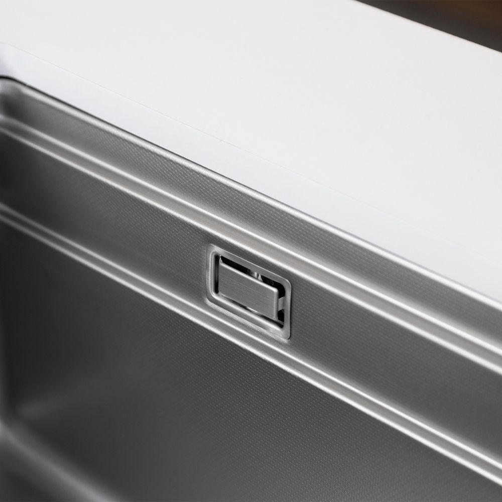 Chậu rửa chén Posco 304 Linen dập nổi KLUGER KG8644FSPlus (K600 Series)