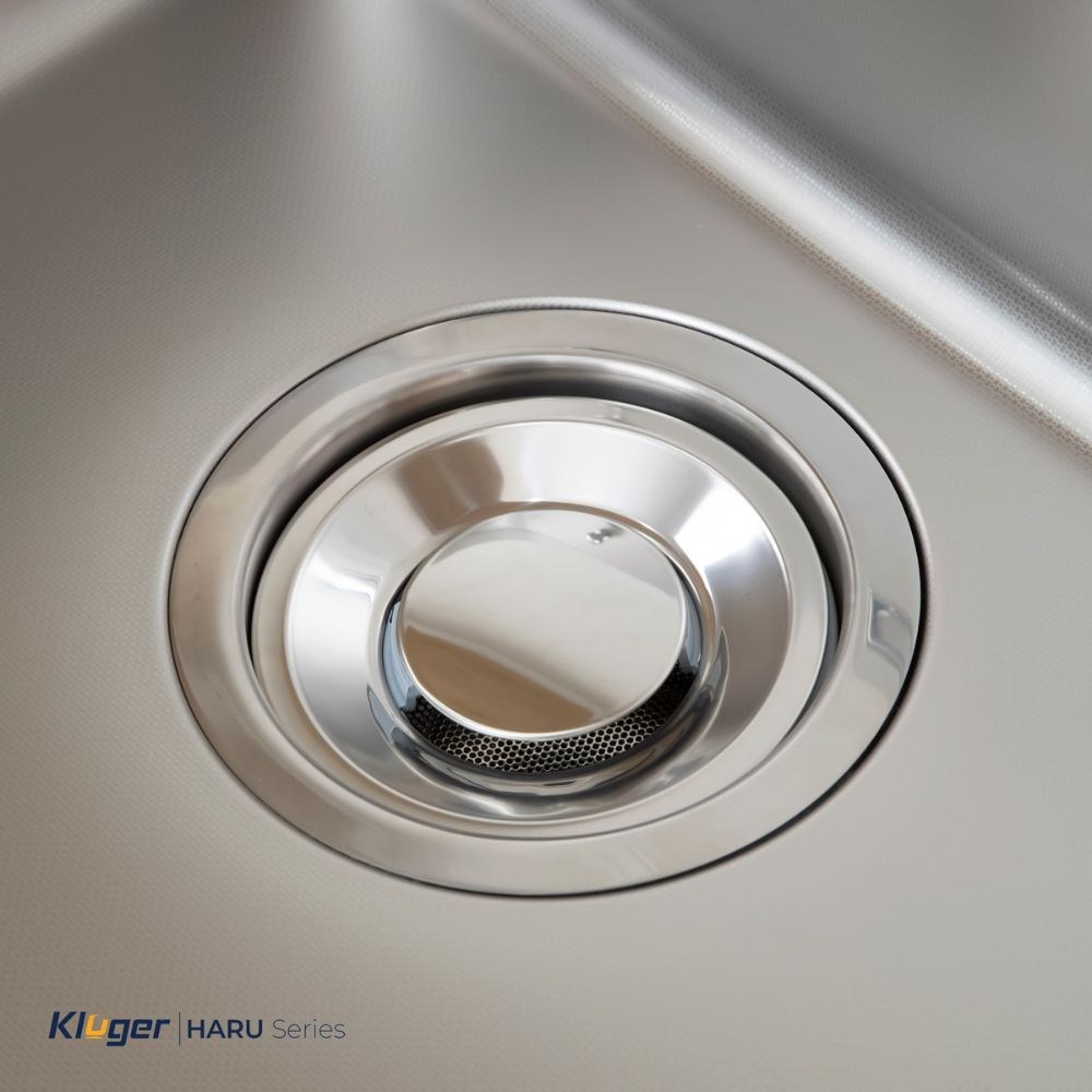 Chậu rửa chén Posco 304 Linen dập nổi Kluger KH8050FS Ulti