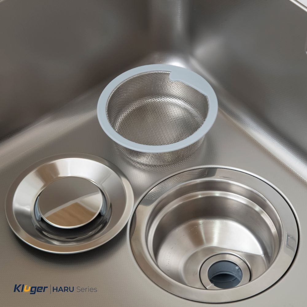 Chậu rửa chén Posco 304 Linen dập nổi Kluger KH8050FS Ulti