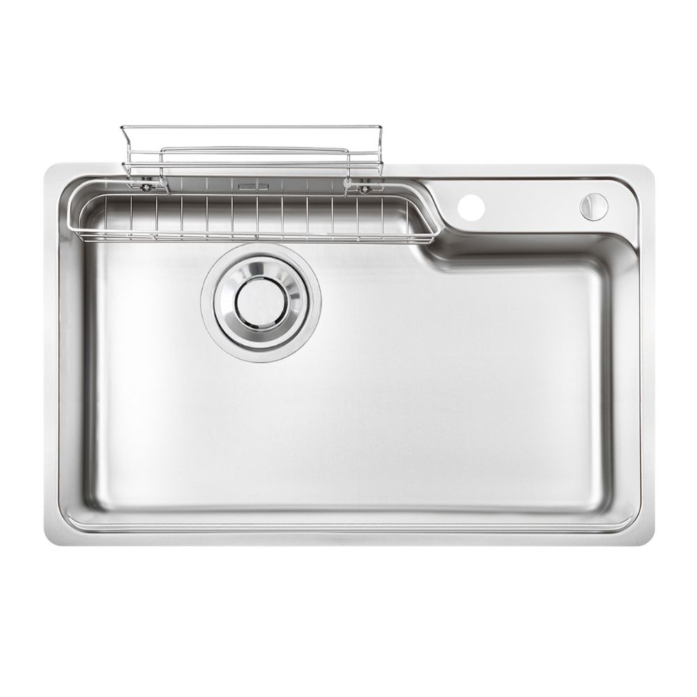 Chậu rửa chén Posco 304 Super Linen dập nổi KLUGER KH8050FSBasic (HARU Series)