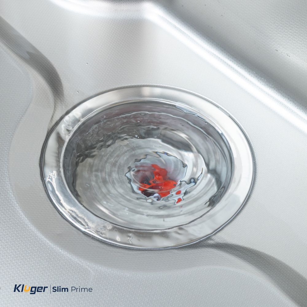 Chậu rửa chén Kluger KH8050FSP PRIME Posco 304 Linen Prime dập nổi