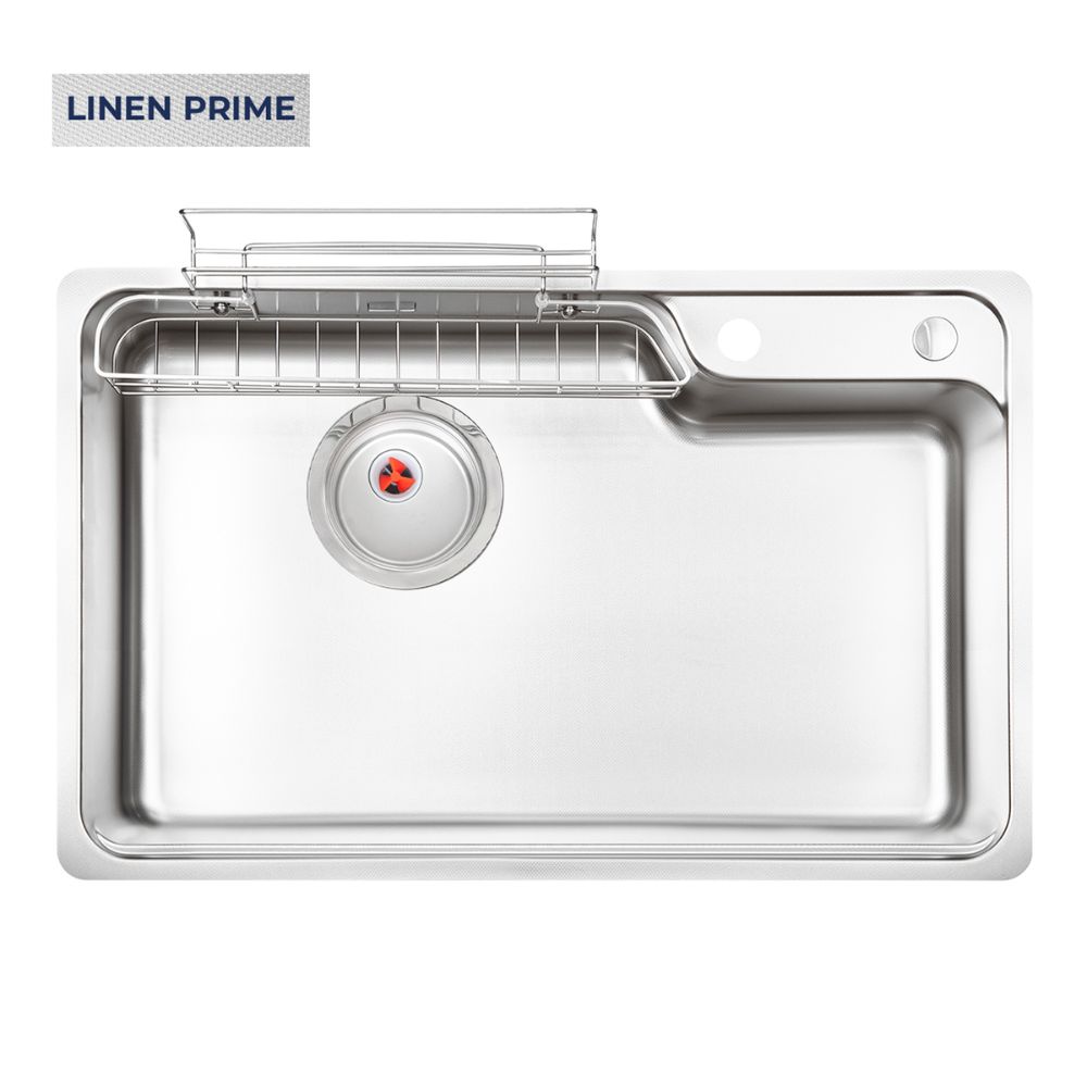 Chậu rửa chén Kluger KH8050FSP PRIME Posco 304 Linen Prime dập nổi