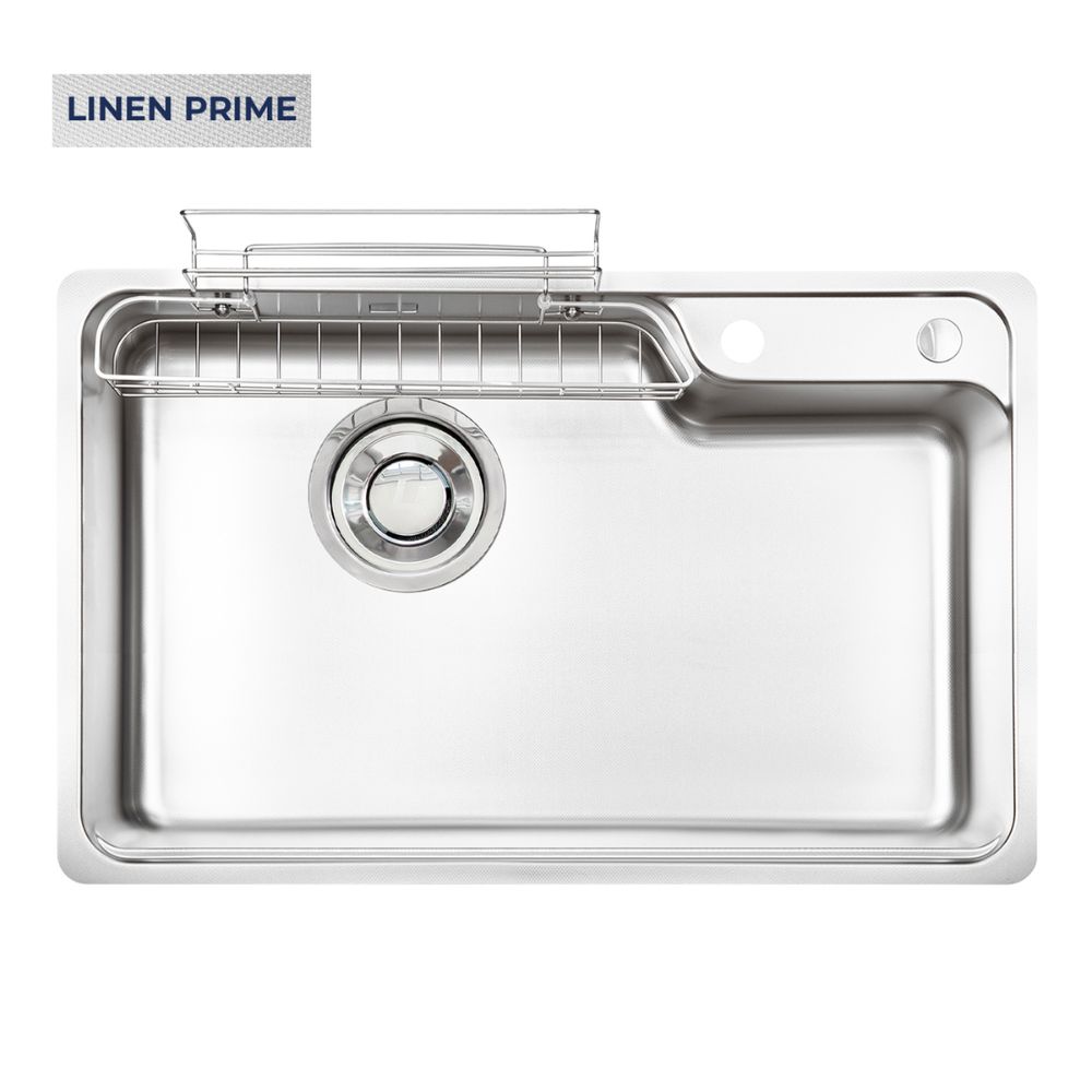 Chậu rửa chén Kluger KH8050FSP PRIME Posco 304 Linen Prime dập nổi
