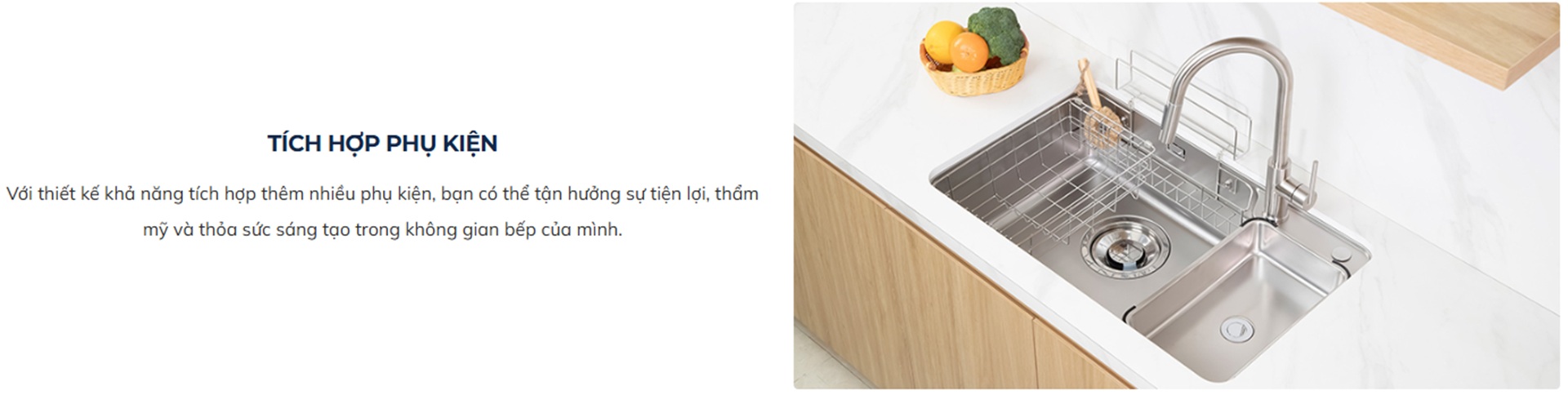 Chậu rửa chén Kluger KH8050FSP PRIME Posco 304 Linen Prime dập nổi