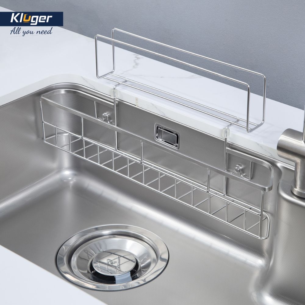 Chậu rửa chén Posco 304 Linen dập nổi KLUGER KH8050FSPlus (HARU Series)