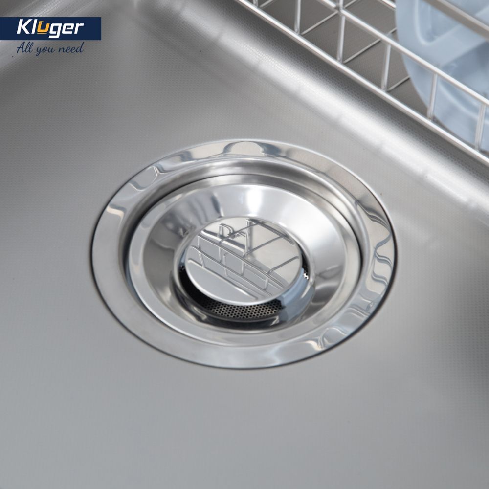 Chậu rửa chén Posco 304 Linen dập nổi KLUGER KH8050FSPlus (HARU Series)