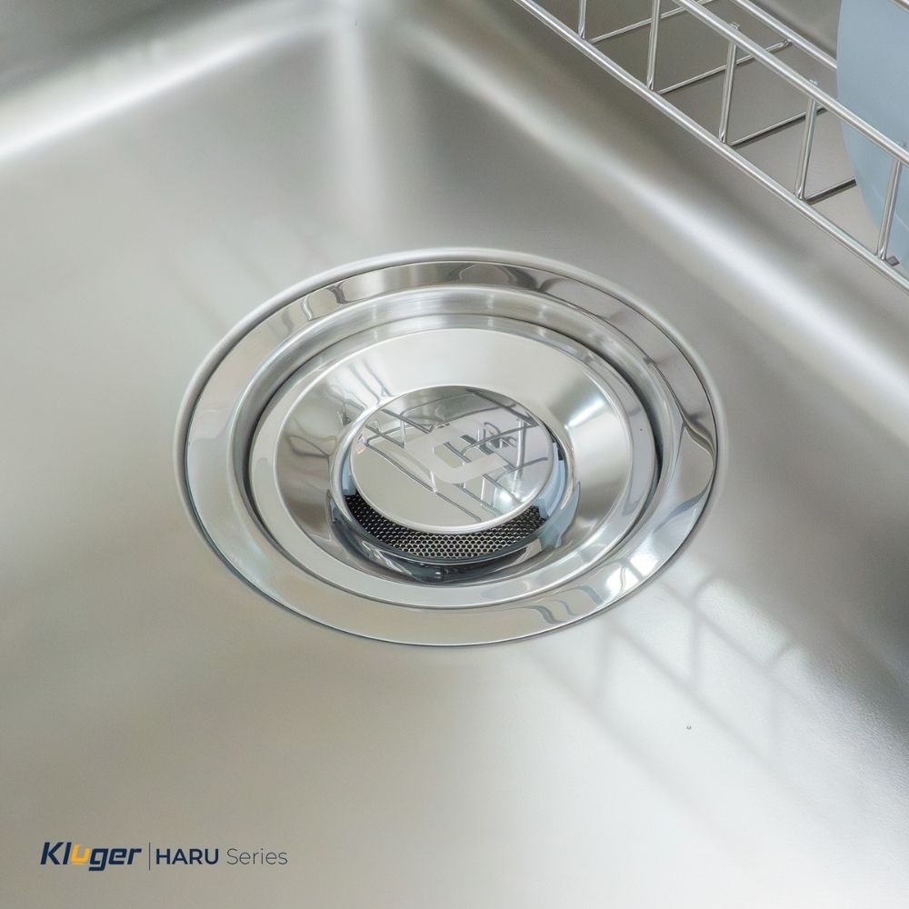 Chậu rửa chén Posco 304 Satin trơn Kluger KH8050ST Plus