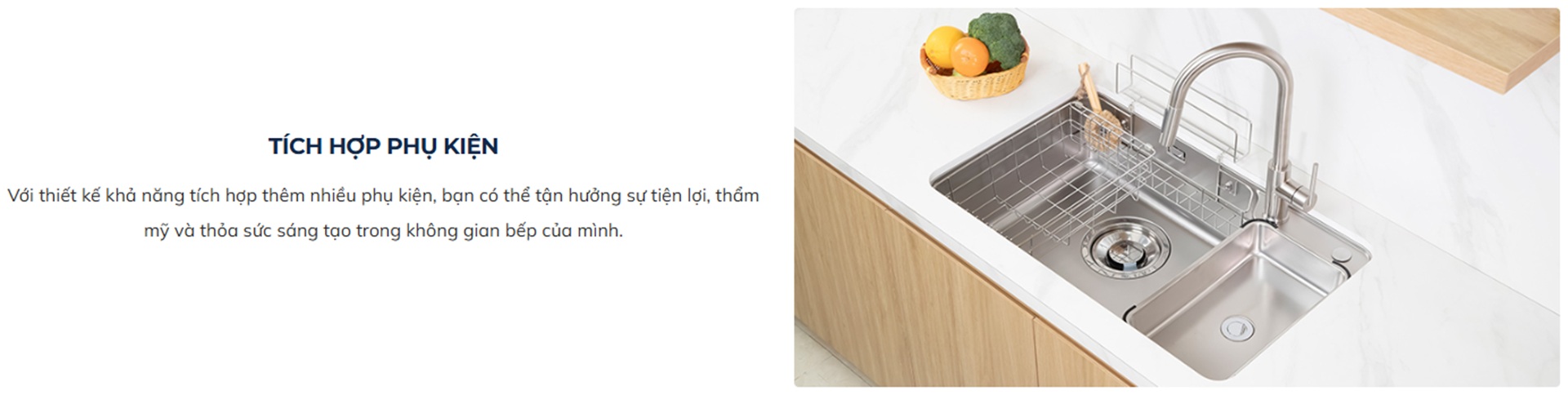 Chậu rửa chén Posco 304 Satin trơn Kluger KH8050ST Plus
