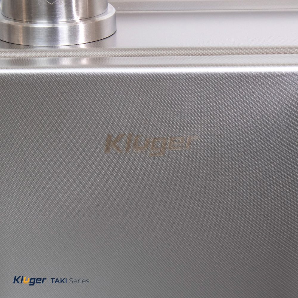 Chậu rửa chén Posco 304 Super Linen dập nổi Kluger KT8050SL Plus