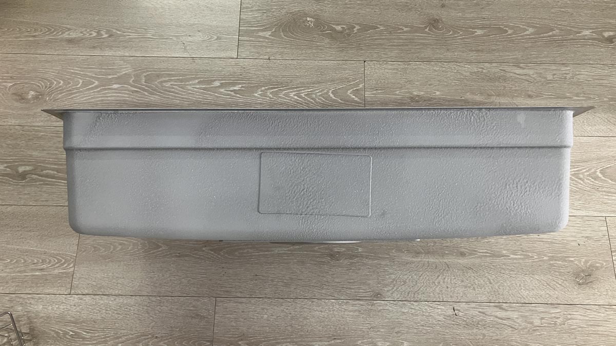 Chậu rửa chén Posco 304 Linen dập nổi Kluger KU8844FS Basic