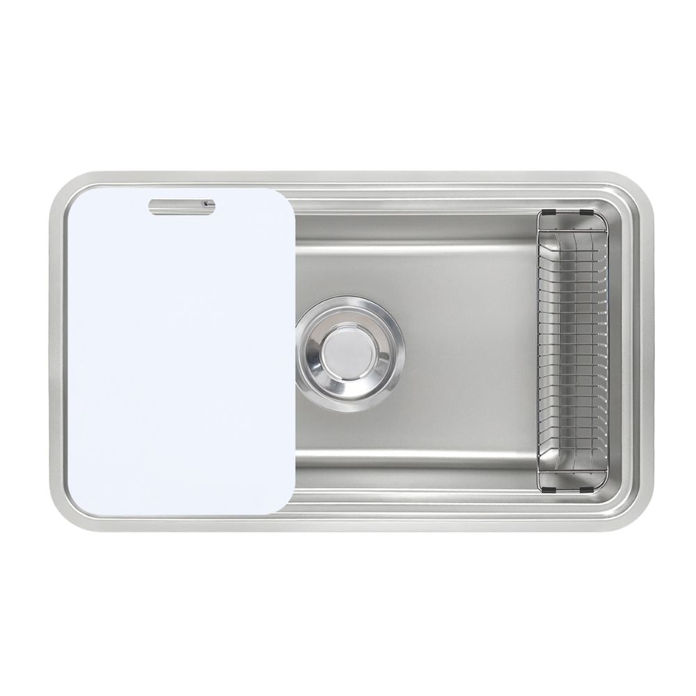 Chậu rửa chén Posco 304 Linen dập nổi KLUGER KO7847FSPlus