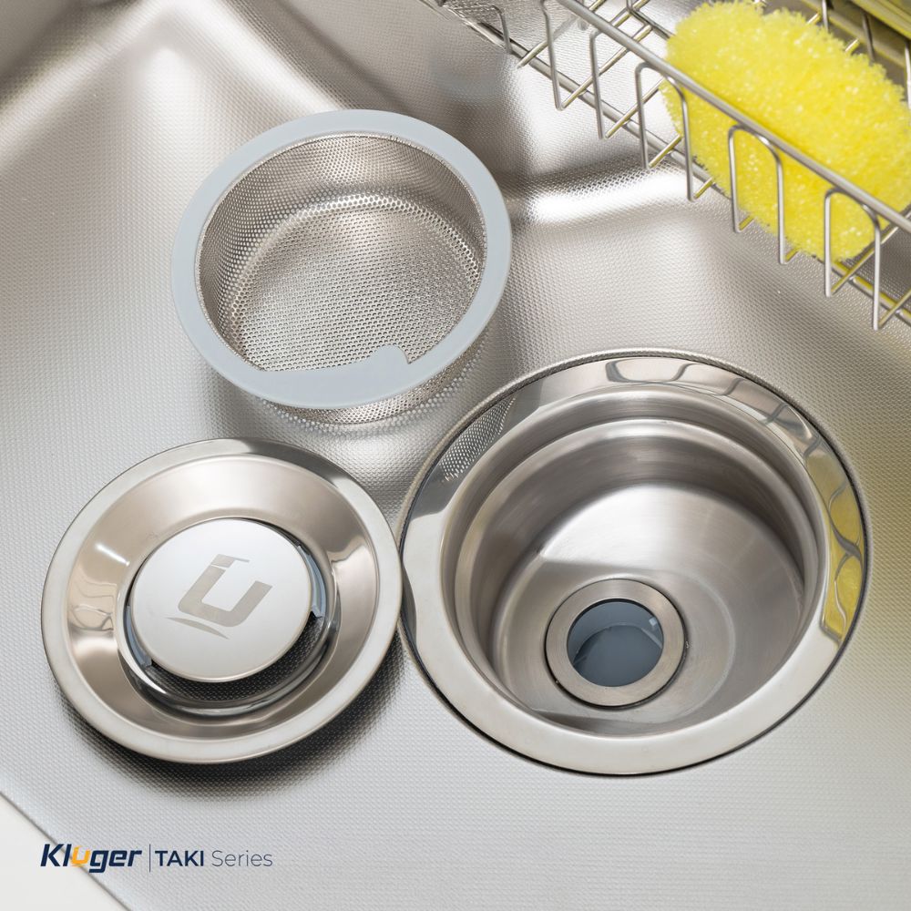 Chậu rửa chén Posco 304 Linen dập nổi Kluger KT7848FS - Basic