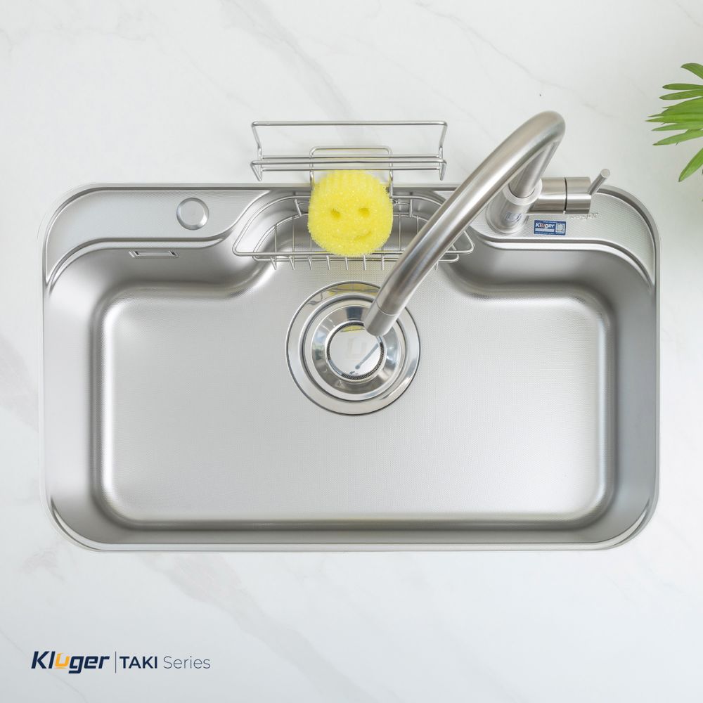 Chậu rửa chén Posco 304 Linen dập nổi Kluger KT7848FS - Basic