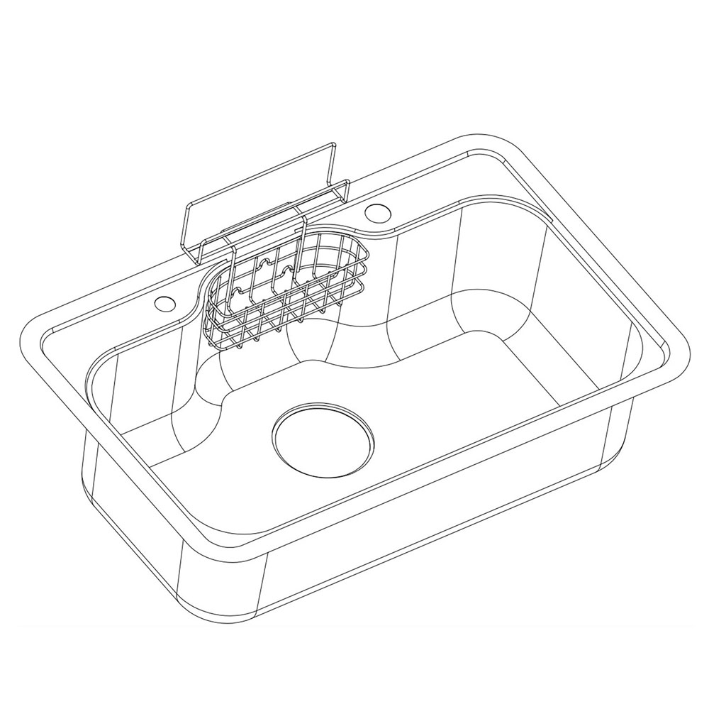 Chậu rửa chén Posco 304 Linen dập nổi KLUGER KT8050FS-S80 (TAKI Series)