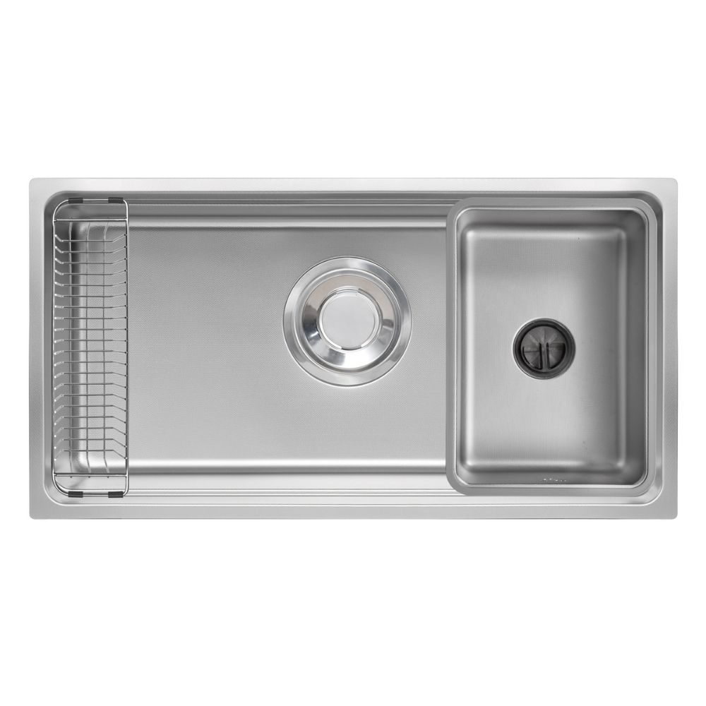 Chậu rửa chén Posco 304 Linen dập nổi KLUGER KU8844FSPlus