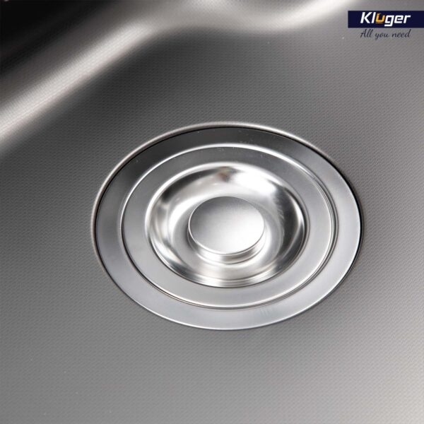 Chậu rửa chén Posco 304 Linen dập nổi KLUGER KW8151FB-S80 (K500 Series)