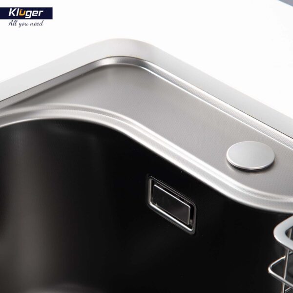 Chậu rửa chén Posco 304 Linen dập nổi KLUGER KW8151FB-S80 (K500 Series)