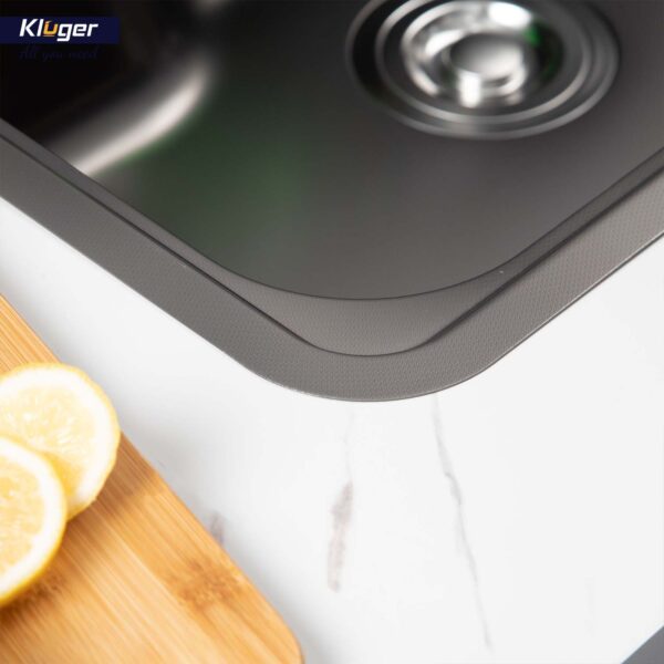 Chậu rửa chén Posco 304 Linen dập nổi KLUGER KW8151FB-S80 (K500 Series)