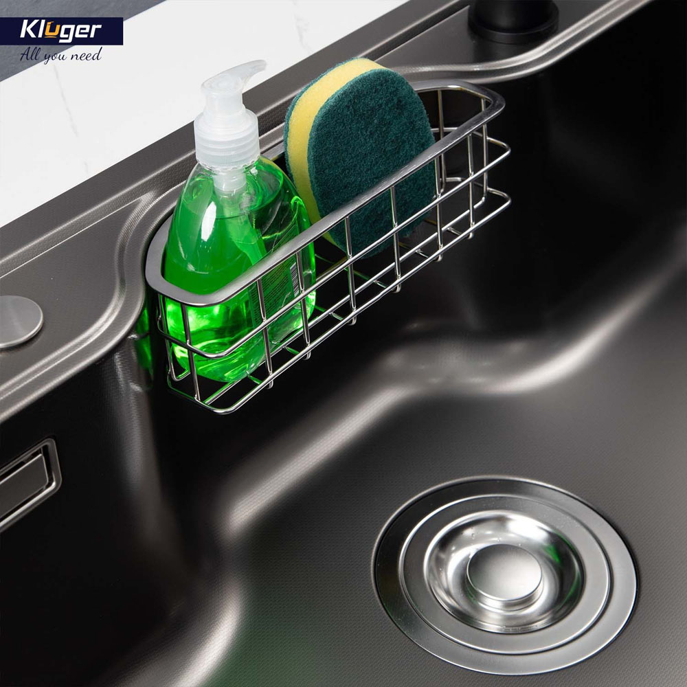 Chậu rửa chén Posco 304 Linen dập nổi KLUGER KW8151FB-S80Plus (K500 Series)