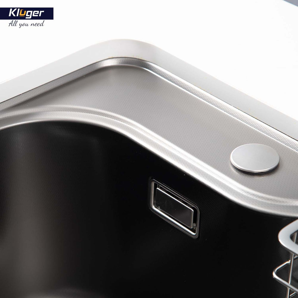 Chậu rửa chén Posco 304 Linen dập nổi KLUGER KW8151FB-S80Plus (K500 Series)