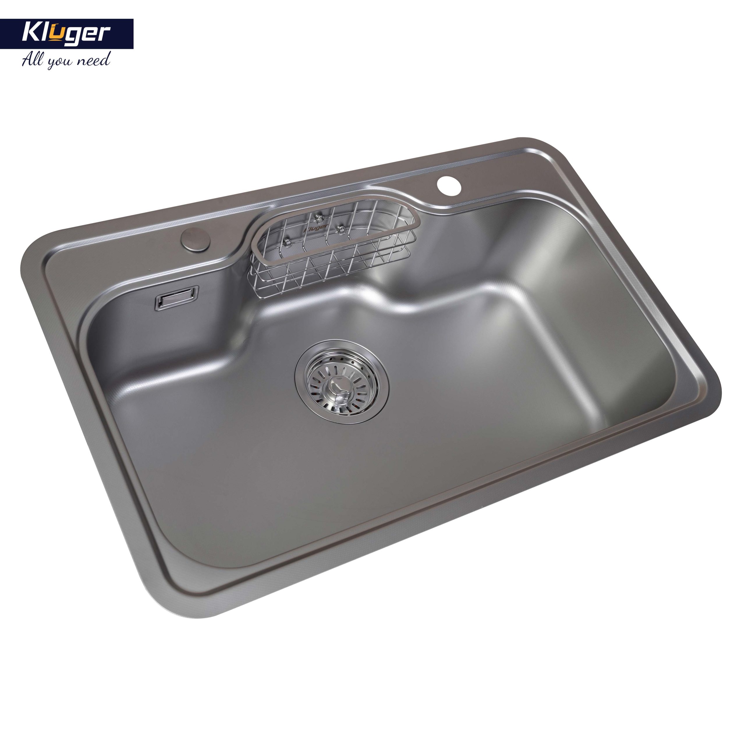 Chậu rửa chén Posco 304 Linen dập nổi KLUGER KW8151FS–S80 (K500 Series)