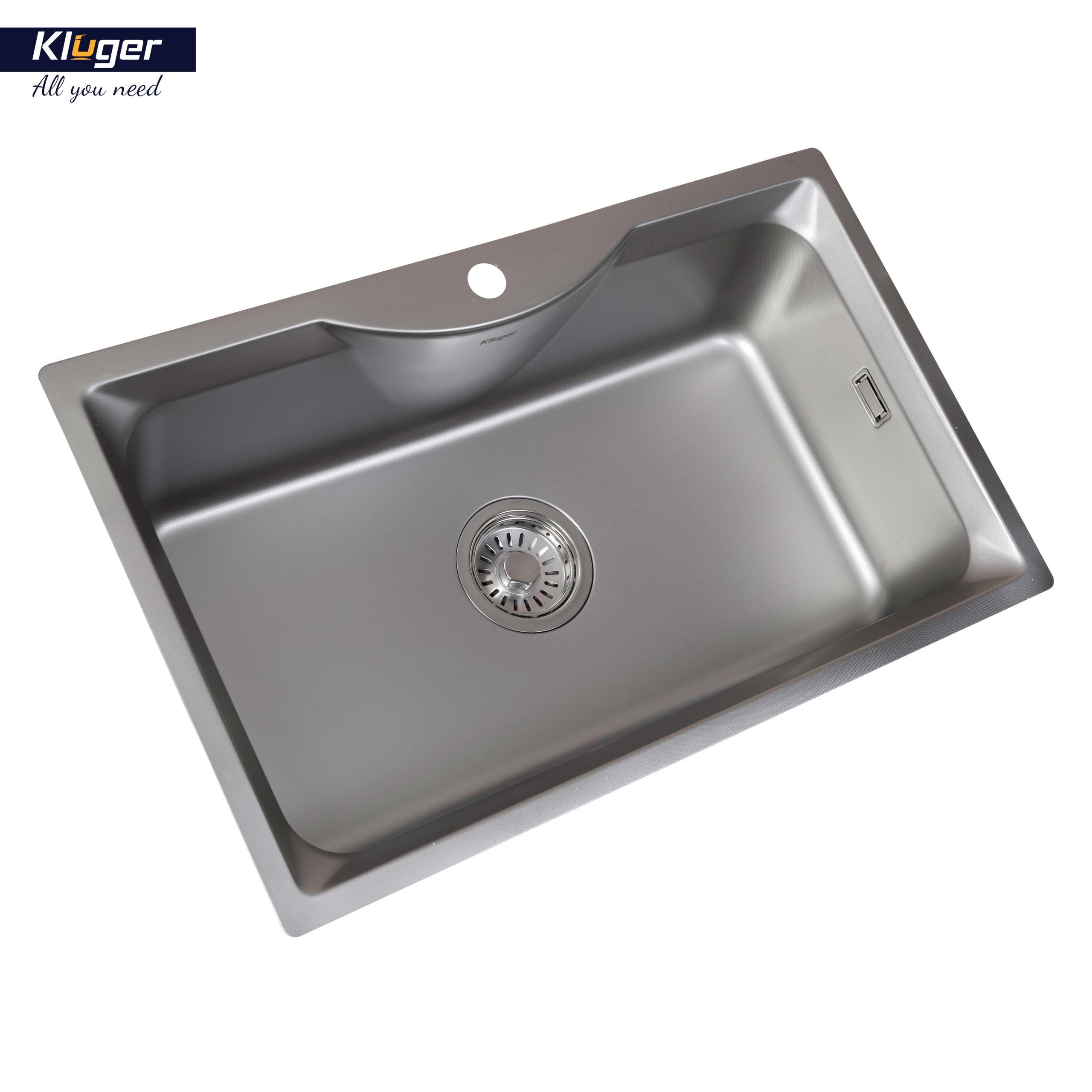 Chậu rửa chén Posco 304 Linen dập nổi KLUGER KW8191FS-S79 (K900 Series)