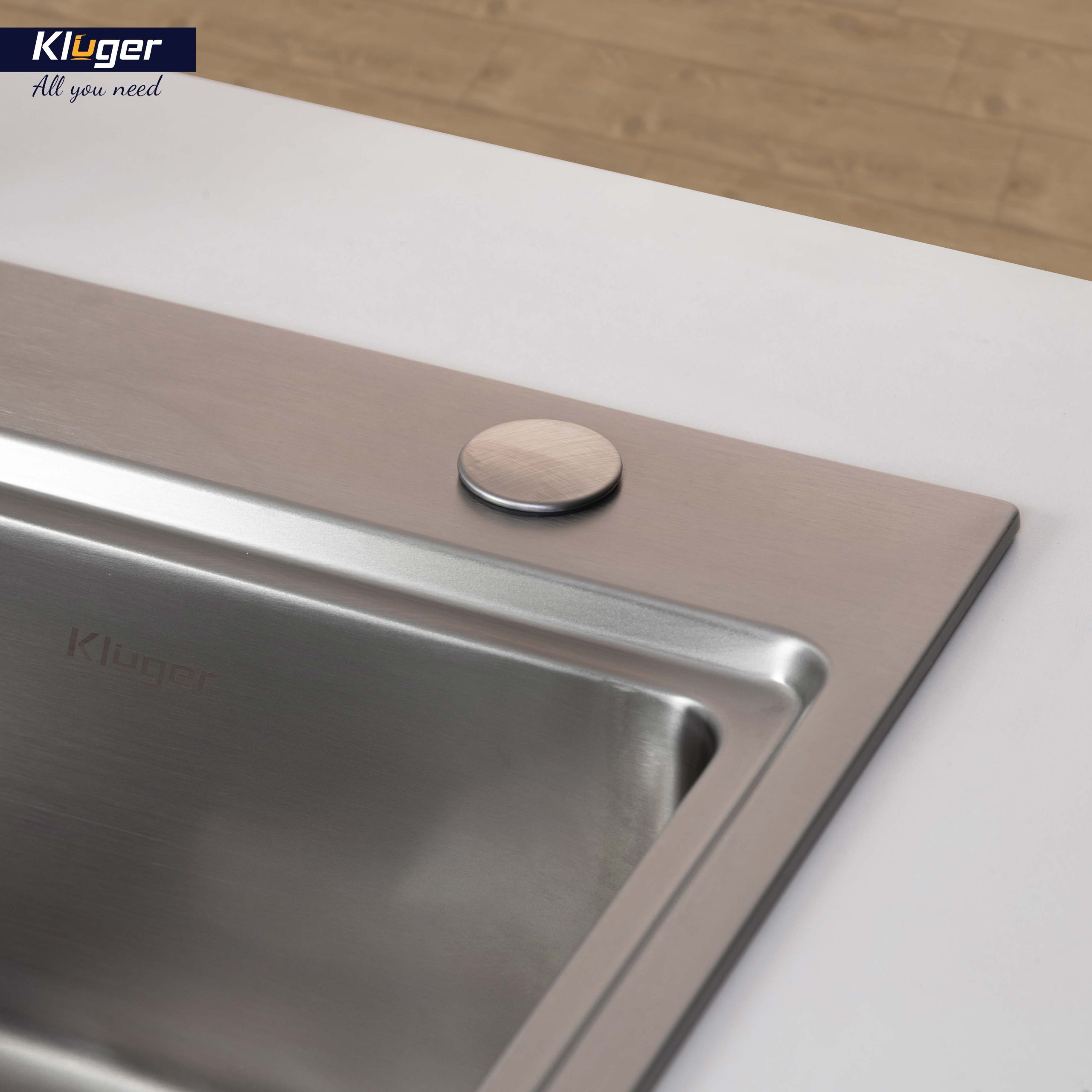 Chậu rửa chén Posco 304 đánh bóng bề mặt Kluger KW8211S - S84
