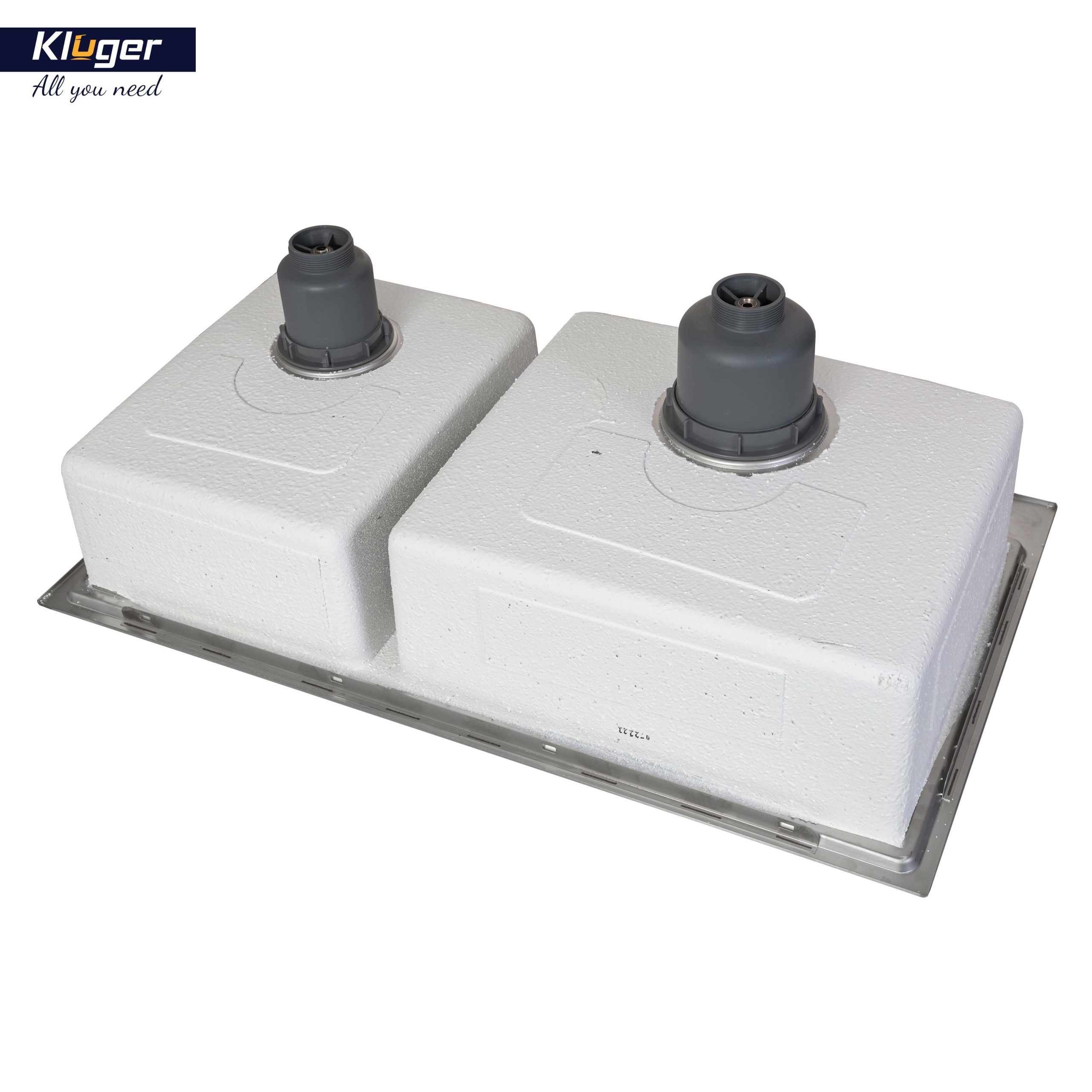 Chậu rửa chén Posco 304 đánh bóng bề mặt Kluger KW8211S - S84