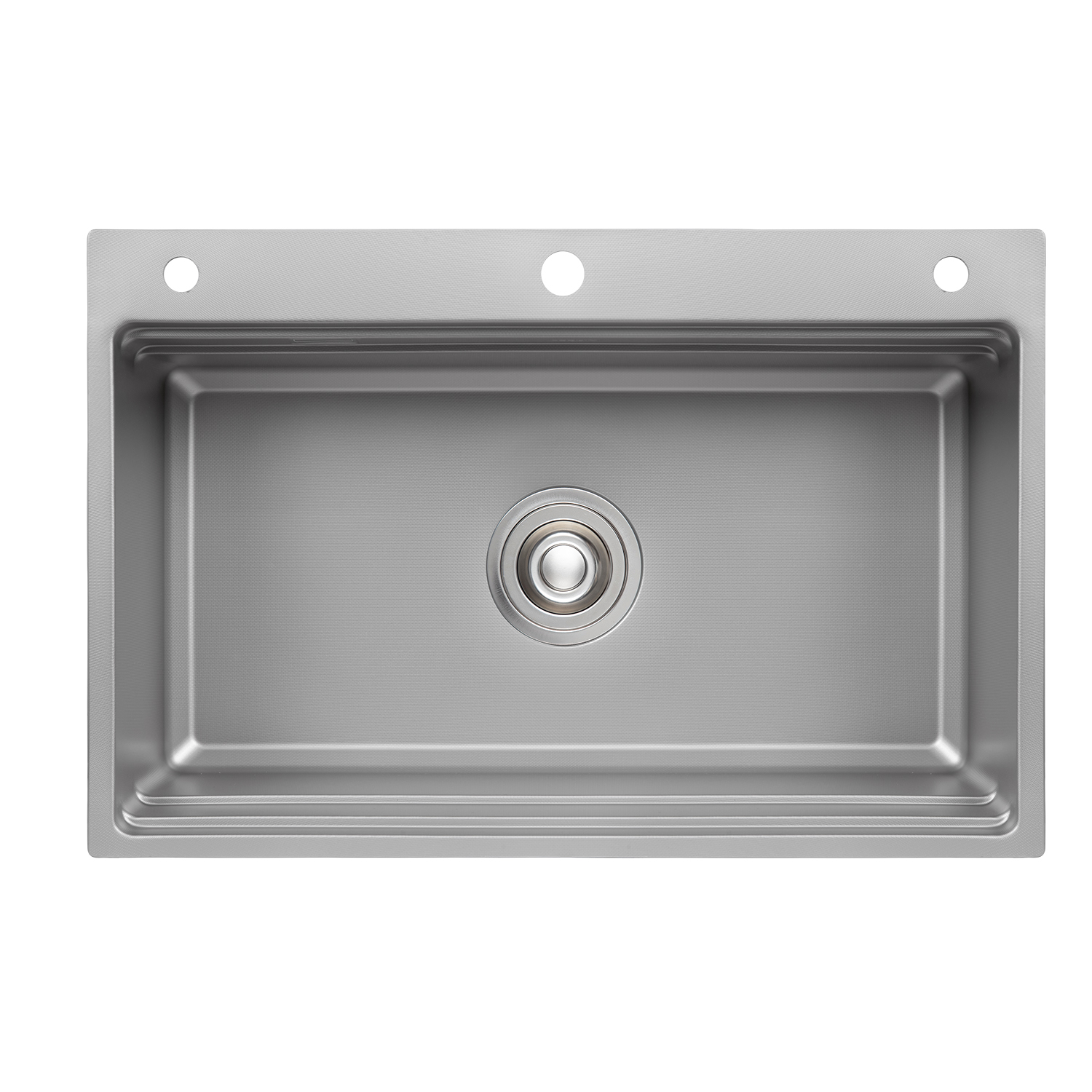 Chậu rửa chén Posco 304 Linen dập nổi KLUGER KWF8161FS-S76 (K600 Series)