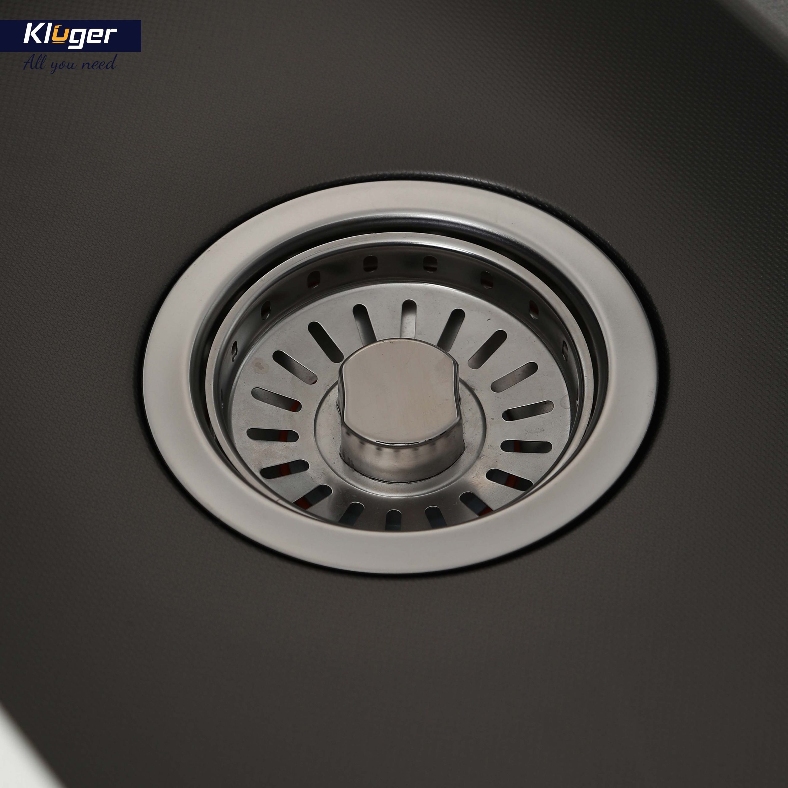 Chậu rửa chén Posco 304 Linen dập nổi KLUGER KWU8161FB-S76