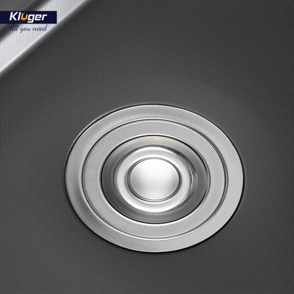 Chậu rửa chén Posco 304 Linen dập nổi KLUGER KWU8161FB-S76Plus (K600 Series)