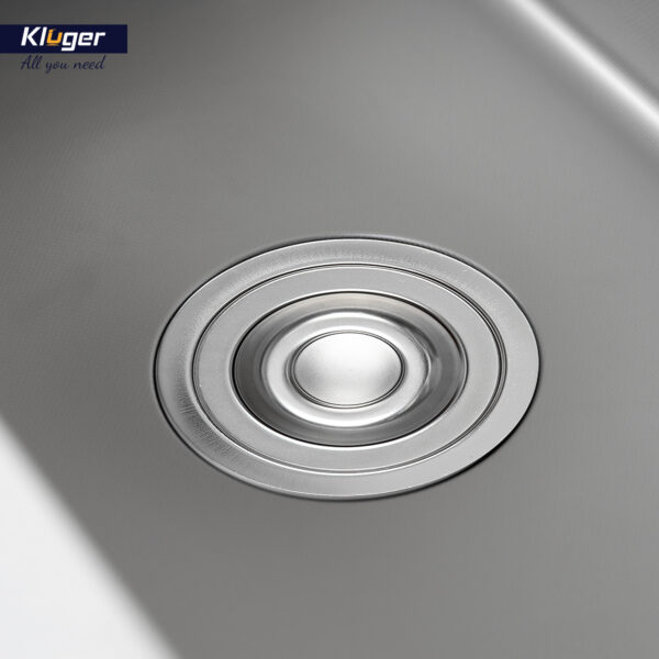 Chậu rửa chén Posco 304 Linen dập nổi KLUGER KWU8161FS-S86Plus (K600 Series)