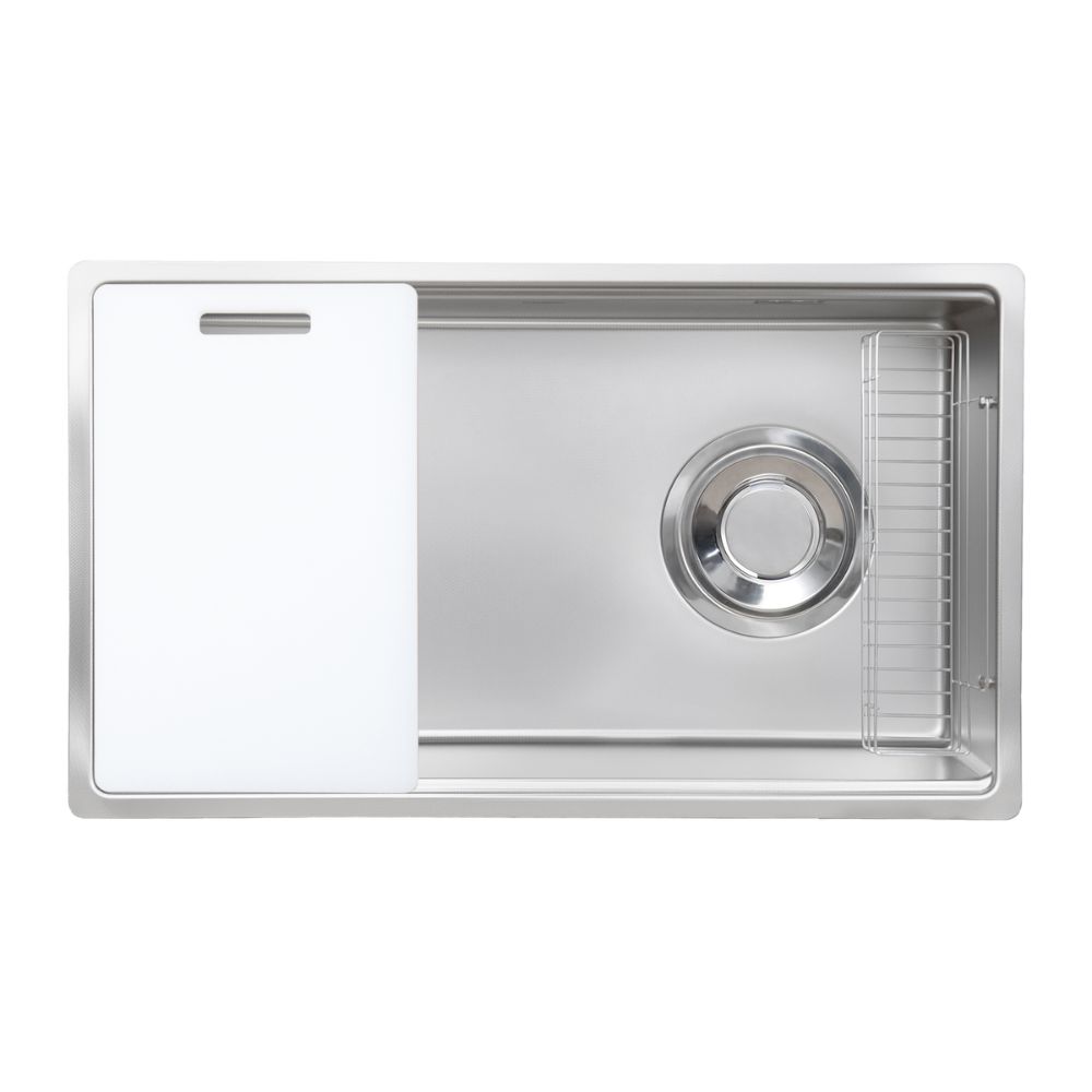 Chậu rửa chén Posco 304 Super Linen dập nổi KLUGER KY7545SLPlus