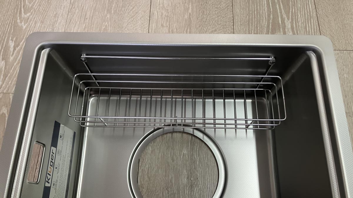 Chậu rửa chén Posco 304 Linen dập nổi Kluger KY8045FS Plus