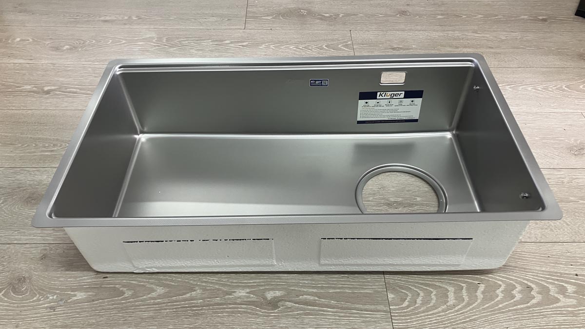 Chậu rửa chén Posco 304 Linen dập nổi Kluger KY8045FS – S80