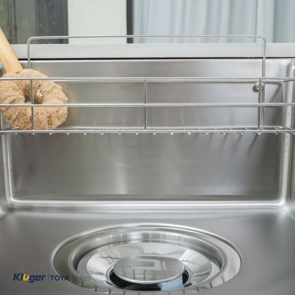 Chậu rửa chén Posco 304 Satin trơn Kluger KY8045ST Plus
