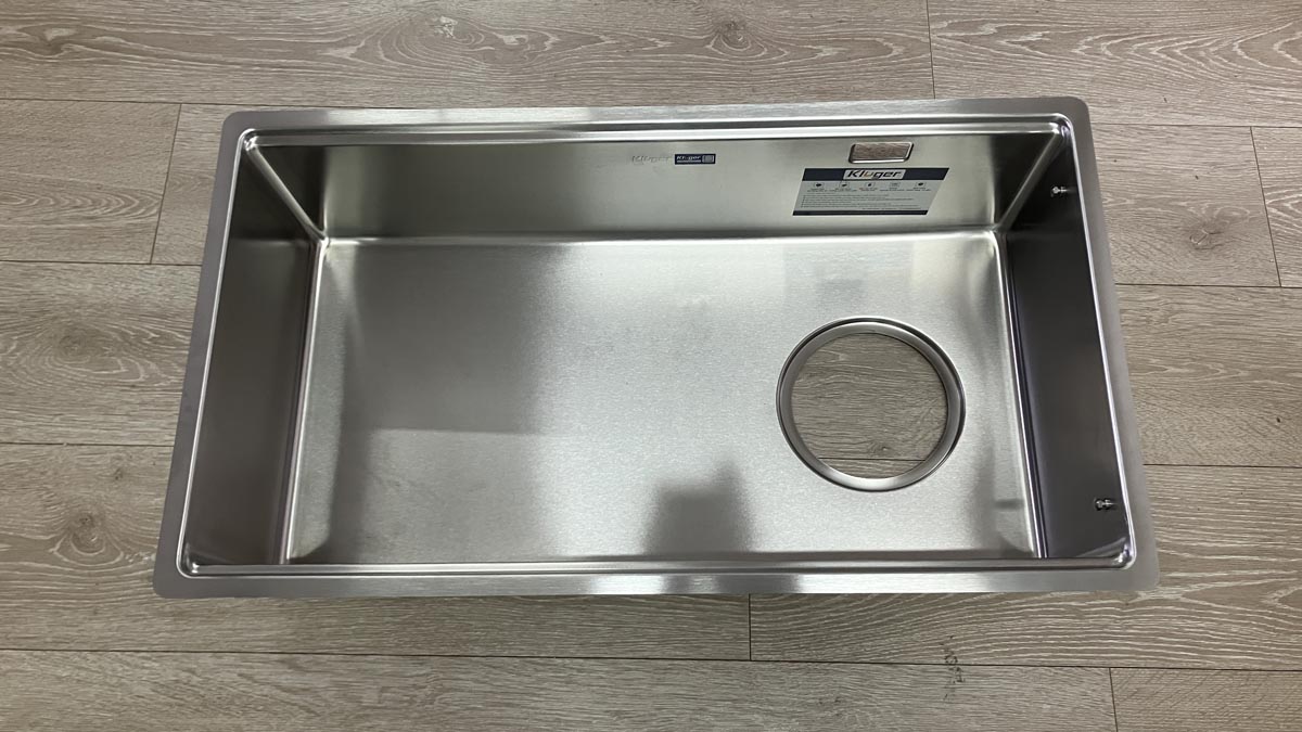 Chậu rửa chén Posco 304 Satin trơn Kluger KY8045ST Plus