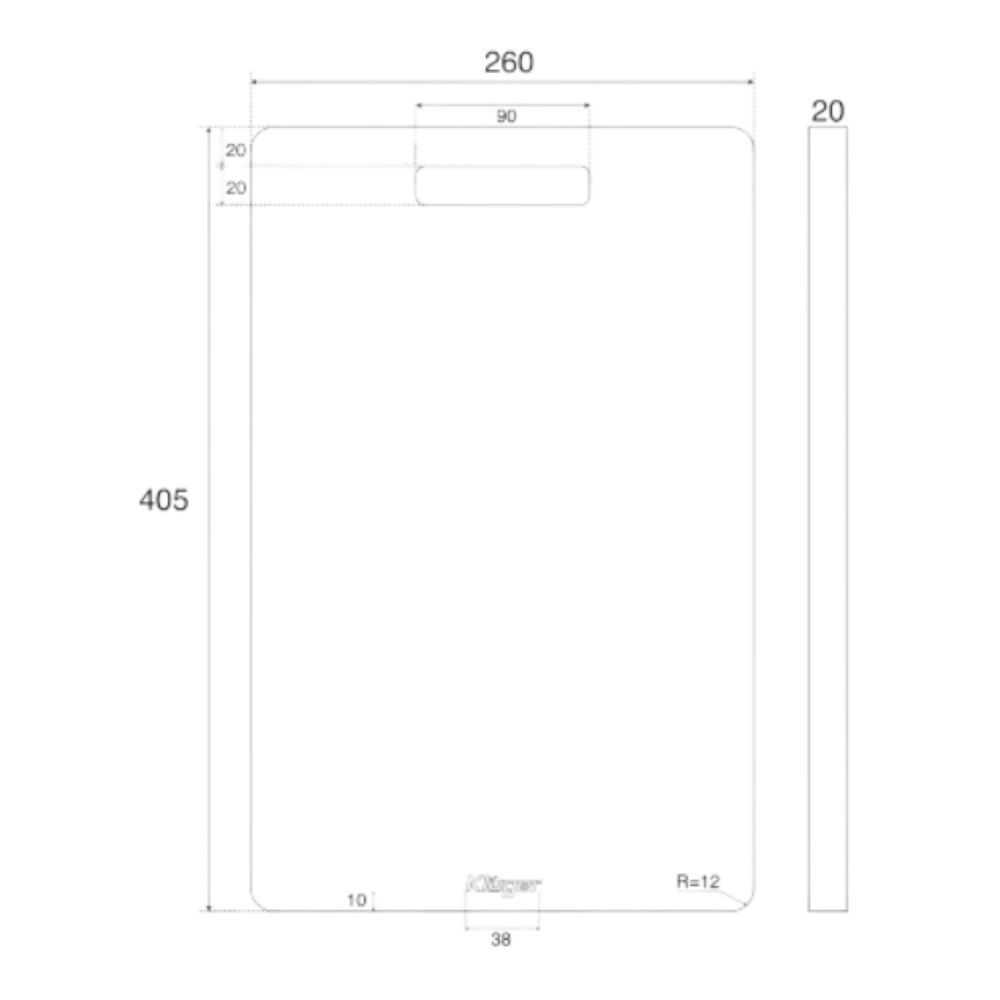 Thớt nhựa PE cao cấp KLUGER KCB-601P