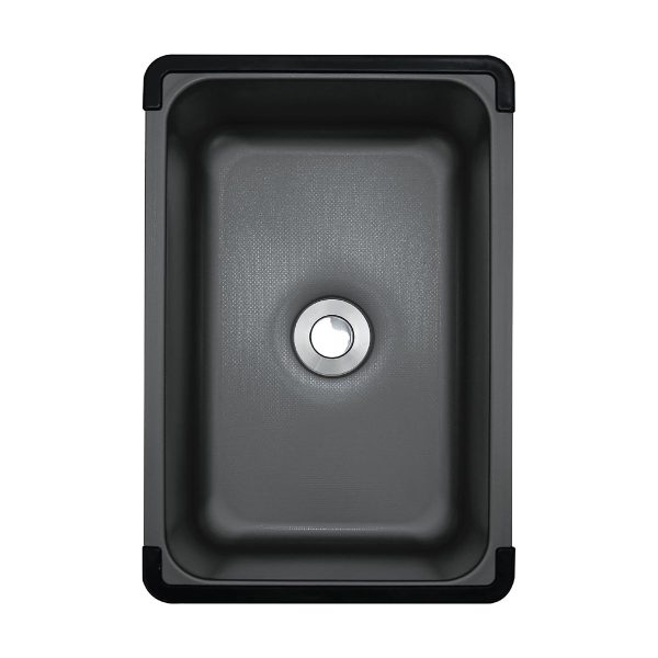 Chậu rửa nhỏ phụ Inox 304 Linen chống xước KLUGER KSWB-401FB